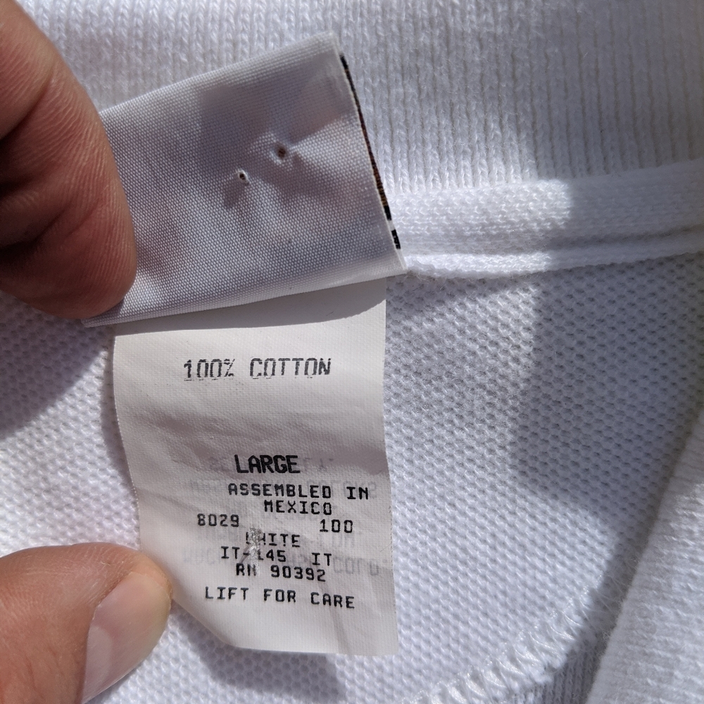 Hard Rock Cafe Las Vegas Mens Polo Shirt White - Picture 4 of 5